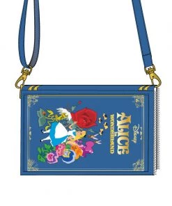 LOUNGEFLY PRE ORDER LOUNGEFLY DISNEY Alice In Wonderland Book Convertible Crossbody Bag