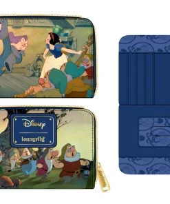 LOUNGEFLY DISNEY Snow White Scenes Zip Around Wallet LOUNGEFLY PRE ORDER