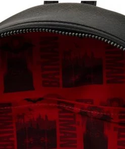 LOUNGEFLY DC The Batman Cosplay Mini Backpack