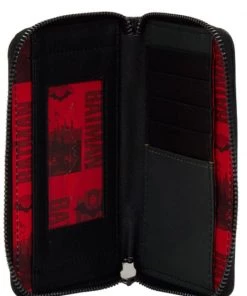 LOUNGEFLY MARVEL LOUNGEFLY DC The Batman Cosplay Zip Around Wallet