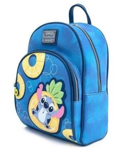 LOUNGEFLY DISNEY LILO & STITCH PINEAPPLE FLOATY MINI BACKPACK
