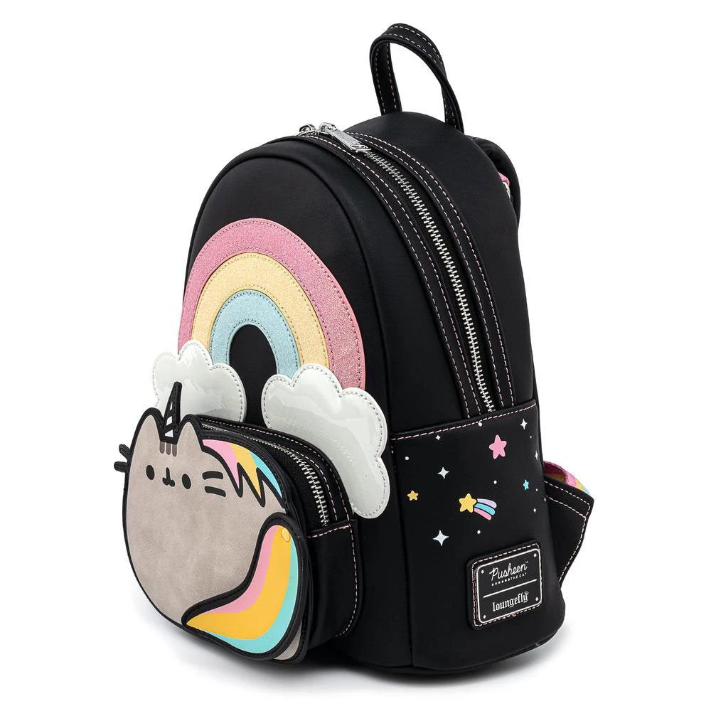 LOUNGEFLY PUSHEEN RAINBOW UNICORN MINI BACKPACK