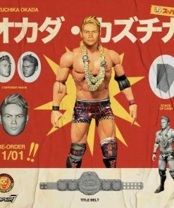 SUPER 7 SUPER7 ULTIMATES NEW JAPAN PRO WRESTLING KAZUCHIKA OKADA ACTION FIGURE IN STOCK!