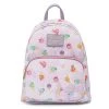 LOUNGEFLY POKEMON ICE CREAM ACID WASH DENIM MINI BACKPACK