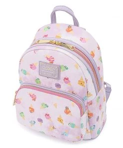 LOUNGEFLY POKEMON ICE CREAM ACID WASH DENIM MINI BACKPACK