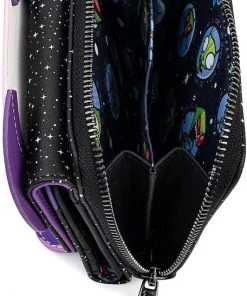 LOUNGEFLY NICKELODEON INVADER ZIM DOOM TRI-FOLD WALLET