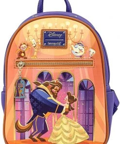LOUNGEFLY DISNEY BEAUTY AND THE BEAST BALLROOM SCENE MINI BACKPACK