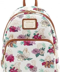 LOUNGEFLY DISNEY PRINCESS FLORAL MINI BACKPACK