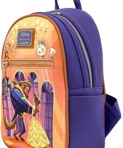 LOUNGEFLY DISNEY BEAUTY AND THE BEAST BALLROOM SCENE MINI BACKPACK