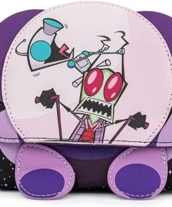 LOUNGEFLY NICKELODEON INVADER ZIM DOOM TRI-FOLD WALLET