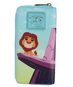LOUNGEFLY POP DISNEY LION KING PRIDE ROCK ZIP AROUND WALLET