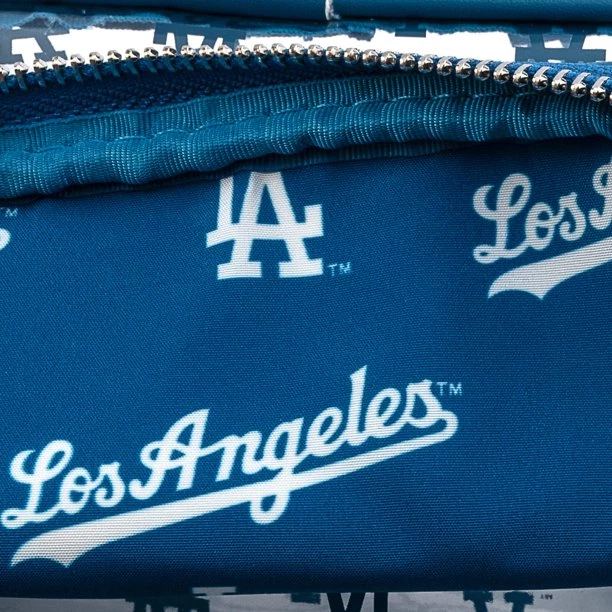 LOUNGEFLY MLB LOS ANGELES DODGERS CLEAR MINI BACKPACK PRE ORDER SHIP AUG/SEPT