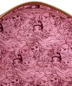 LOUNGEFLY DISNEY PRINCESS FLORAL MINI BACKPACK