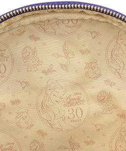LOUNGEFLY DISNEY BEAUTY AND THE BEAST BALLROOM SCENE MINI BACKPACK