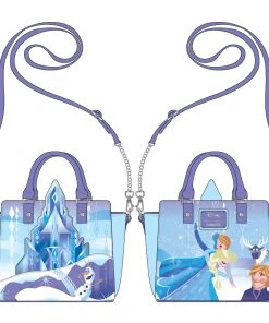 LOUNGEFLY DISNEY Frozen Princess Elsa Castle Crossbody Bag