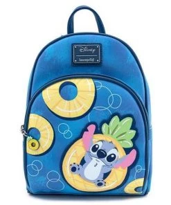 LOUNGEFLY DISNEY LILO & STITCH PINEAPPLE FLOATY MINI BACKPACK