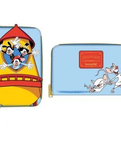 LOUNGEFLY PRE ORDER LOUNGEFLY WARNER BROS ANIMANIACS WB TOWER ZIP AROUND WALLET PRE-ORDER FEB CATALOG