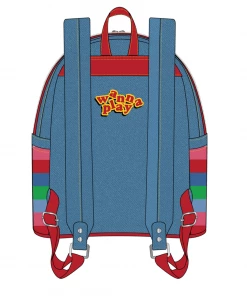 LOUNGEFLY CHILD'S PLAY CHUCKY COSPLAY MINI BACKPACK IN STOCK