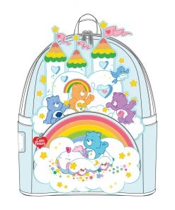 LOUNGEFLY OTHER LOUNGEFLY Care Bears 40th Anniversary Mini Backpack