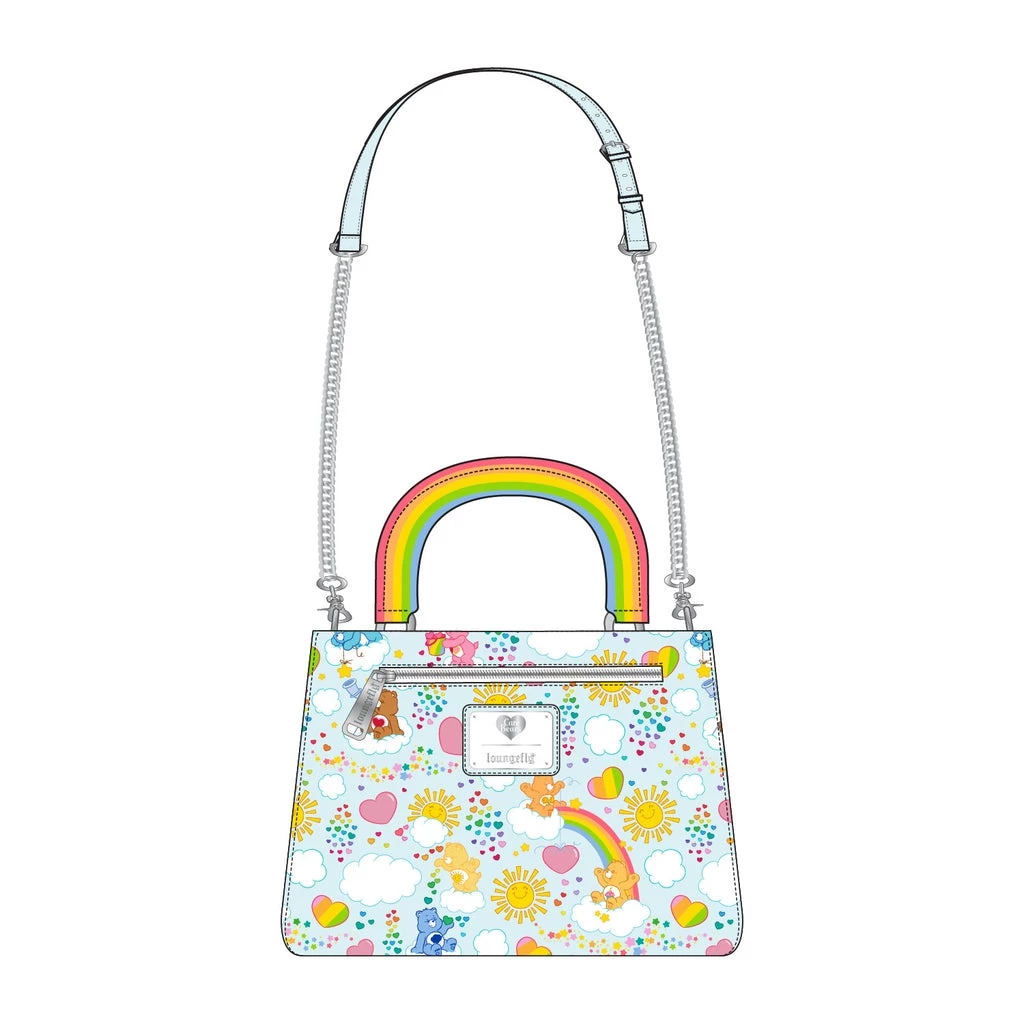 LOUNGEFLY Care Bears 40th Anniversary Crossbody Bag
