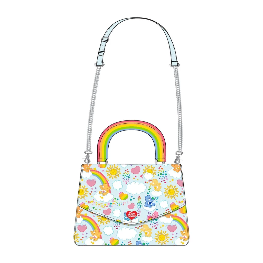 LOUNGEFLY Care Bears 40th Anniversary Crossbody Bag