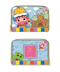 LOUNGEFLY HASBRO CANDYLAND TAKE ME TO THE CANDY ZIP AROUND WALLET