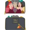 LOUNGEFLY SALE! LOUNGEFLY DISNEY CINDERELLA EVIL STEPMOTHER AND STEPSISTERS VILLAINS SCENE ZIP AROUND WALLET
