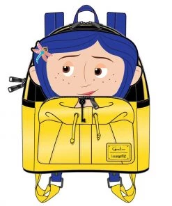 LOUNGEFLY LAIKA CORALINE RAINCOAT COSPLAY MINI BACKPACK