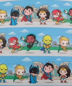 LOUNGEFLY DC COMICS SUPERHEROES CHIBI MINI BACKPACK