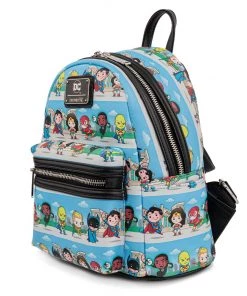 LOUNGEFLY DC COMICS SUPERHEROES CHIBI MINI BACKPACK