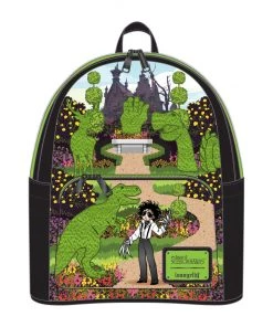 LOUNGEFLY HORROR LOUNGEFLY EDWARD SCISSORHANDS TOPIARIES MINI BACKPACK