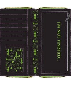 LOUNGEFLY HORROR LOUNGEFLY EDWARD SCISSORHANDS TOPIARIES ZIP AROUND WALLET
