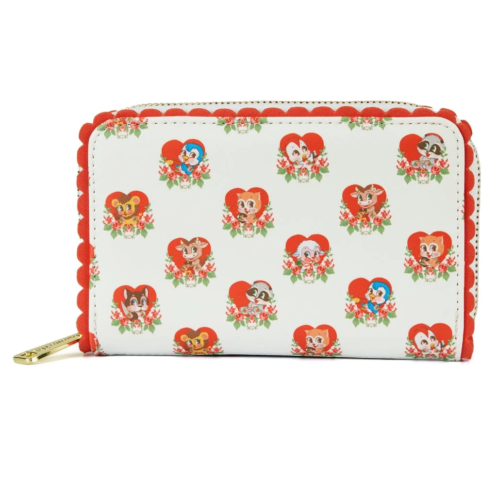 LOUNGEFLY Funko Villainous Valentines Zip Around Wallet