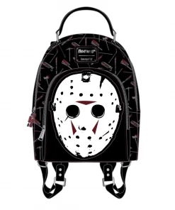 LOUNGEFLY FRIDAY THE 13TH JASON MASK MINI BACKPACK IN STOCK NOW