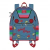 LOUNGEFLY CHILD'S PLAY CHUCKY COSPLAY MINI BACKPACK IN STOCK