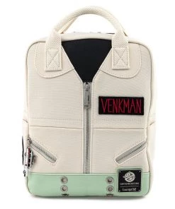 LOUNGEFLY GHOSTBUSTERS VENKMAN COSPLAY SQUARE CANVAS MINI BACKPACK