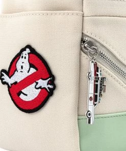 LOUNGEFLY GHOSTBUSTERS VENKMAN COSPLAY SQUARE CANVAS MINI BACKPACK