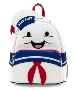 LOUNGEFLY GHOSTBUSTERS STAY PUFT MARSHMALLOW MAN COSPLAY MINI BACKPACK