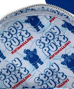 LOUNGEFLY GHOSTBUSTERS STAY PUFT MARSHMALLOW MAN COSPLAY MINI BACKPACK