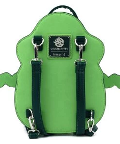 LOUNGEFLY GHOSTBUSTERS SLIMER FIGURAL CONVERTIBLE MINI BACKPACK