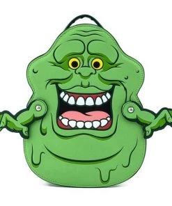 LOUNGEFLY GHOSTBUSTERS SLIMER FIGURAL CONVERTIBLE MINI BACKPACK