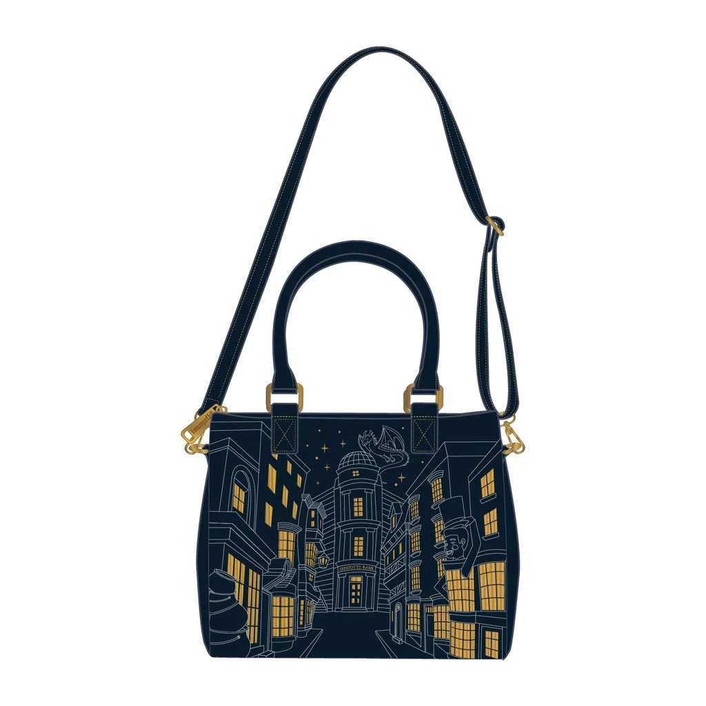 LOUNGEFLY HARRY POTTER DIAGON ALLEY CROSSBODY BAG