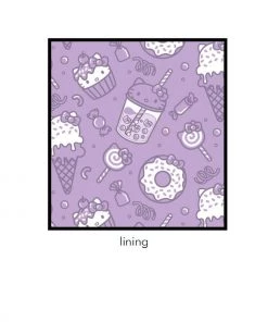 LOUNGEFLY SANRIO HELLO KITTY CUPCAKE FLAP WALLET