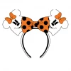 LOUNGEFLY DISNEY MINNIE MOUSE GHOST GLOW IN THE DARK EARS HEADBAND IN STOCK NOW!