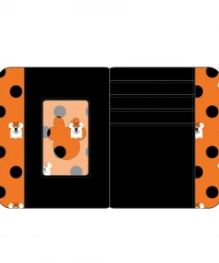 LOUNGEFLY DISNEY MINNIE MOUSE GHOST GLOW IN THE DARK COSPLAY ZIP AROUND WALLET