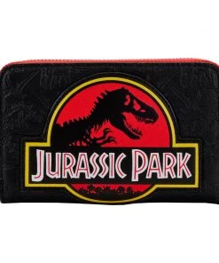 LOUNGEFLY Jurassic Park Logo Zip Around Wallet