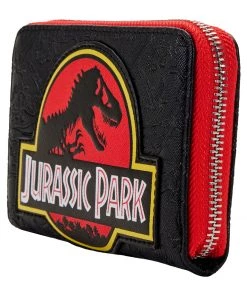 LOUNGEFLY Jurassic Park Logo Zip Around Wallet