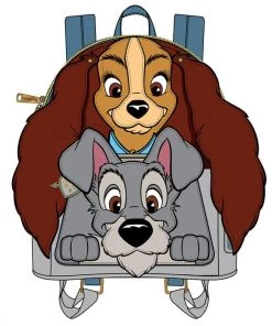 LOUNGEFLY DISNEY LADY AND THE TRAMP COSPLAY MINI BACKPACK