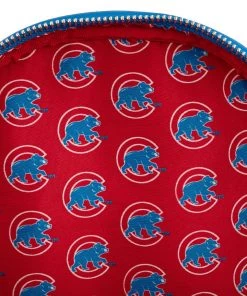 LOUNGEFLY MLB CHICAGO CUBS LOGO MINI BACKPACK