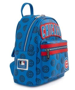 LOUNGEFLY MLB CHICAGO CUBS LOGO MINI BACKPACK